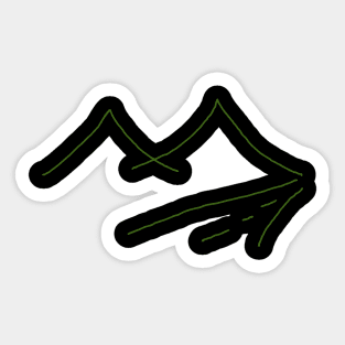 GREEN PEAKS Sticker